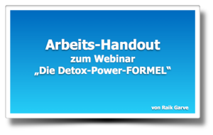 Arbeitshandout Detox Formel